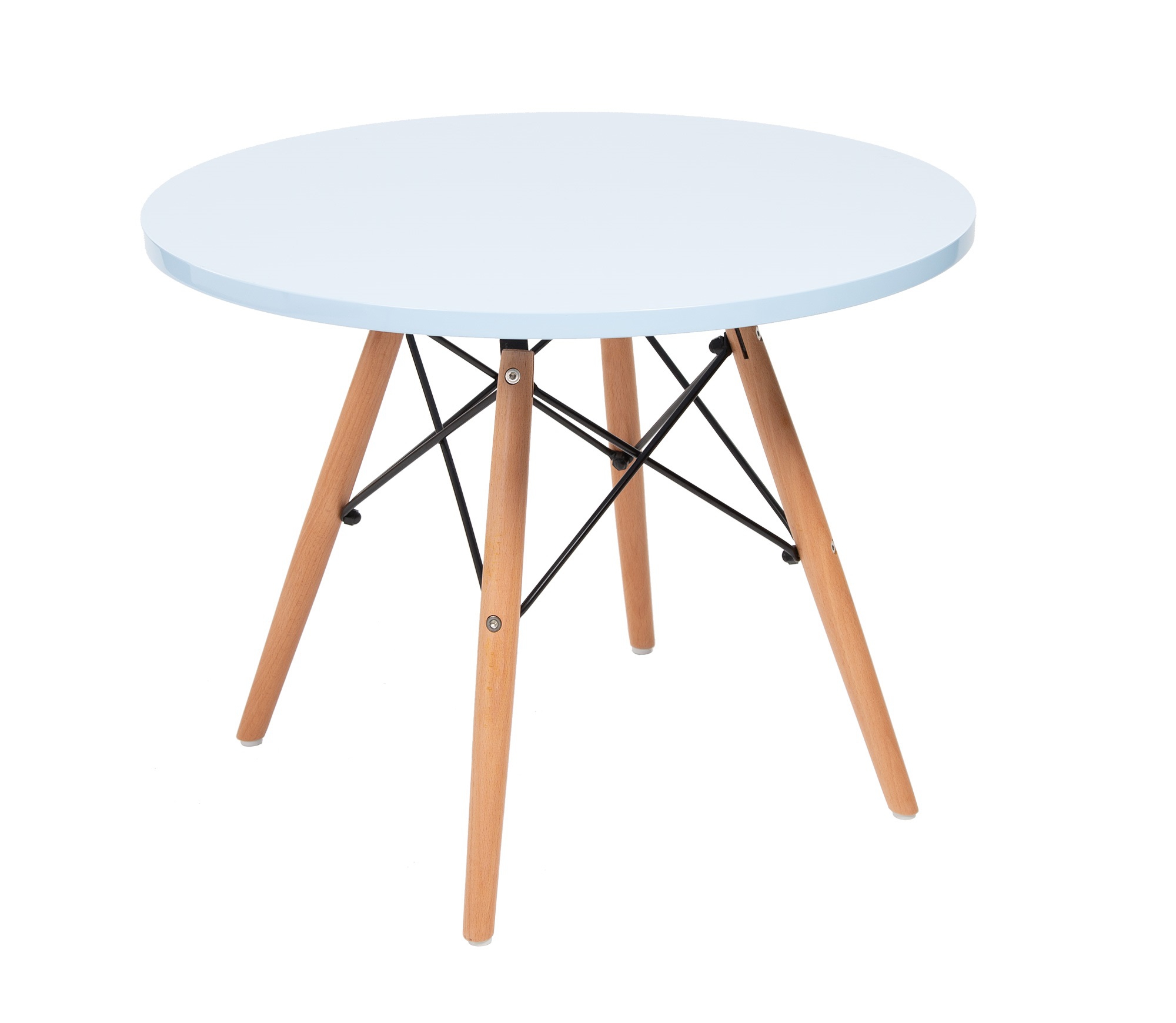 Charles Eames style, Stolik dzieciecy CTW mlodziezowa Jasnoniebieski