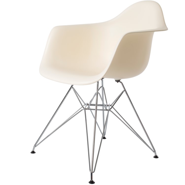 Charles Eames style, Jadalnia krzeslo DAR Krem PP