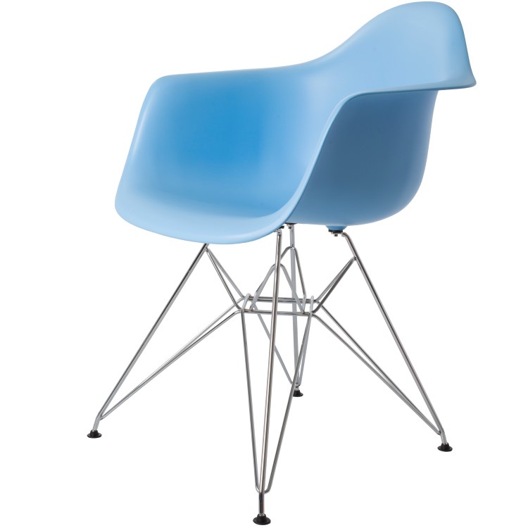 Charles Eames style, Jadalnia krzeslo DAR PP jasnoniebieski