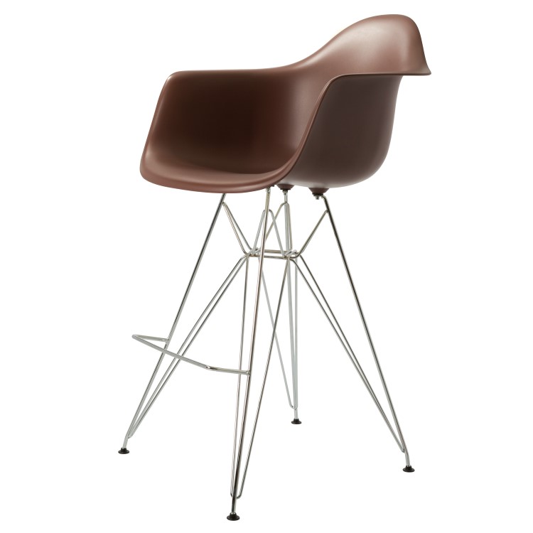 Charles Eames style, Krzeslo barowe DAR PP choco