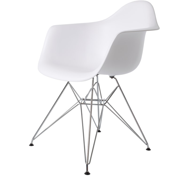 Charles Eames style, Jadalnia krzeslo DAR PP bialy