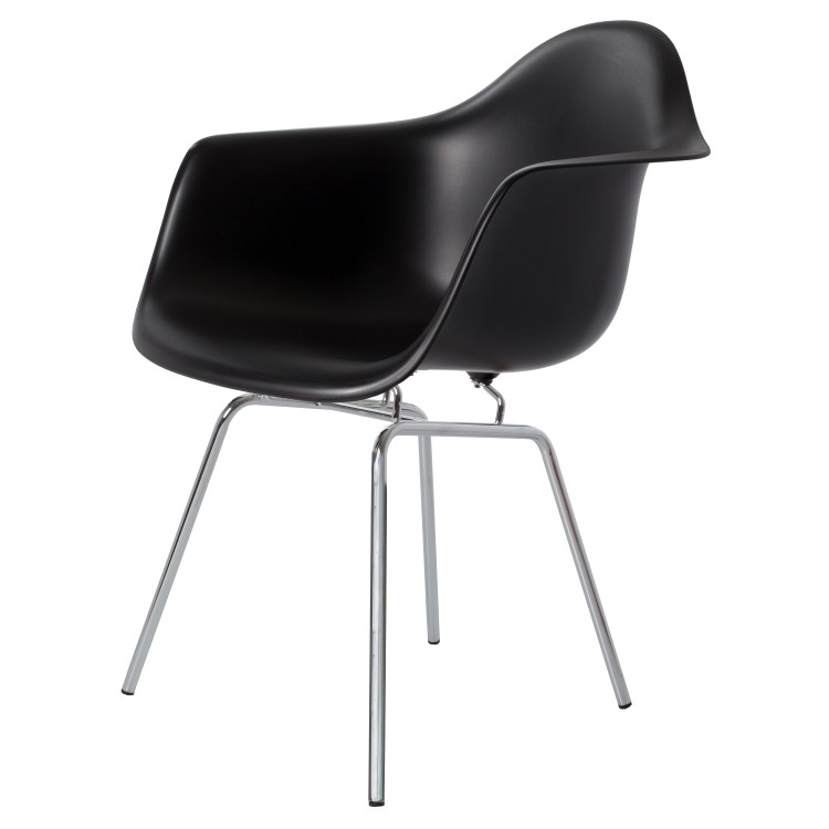 Charles Eames style, Jadalnia krzeslo DAX PP czarny