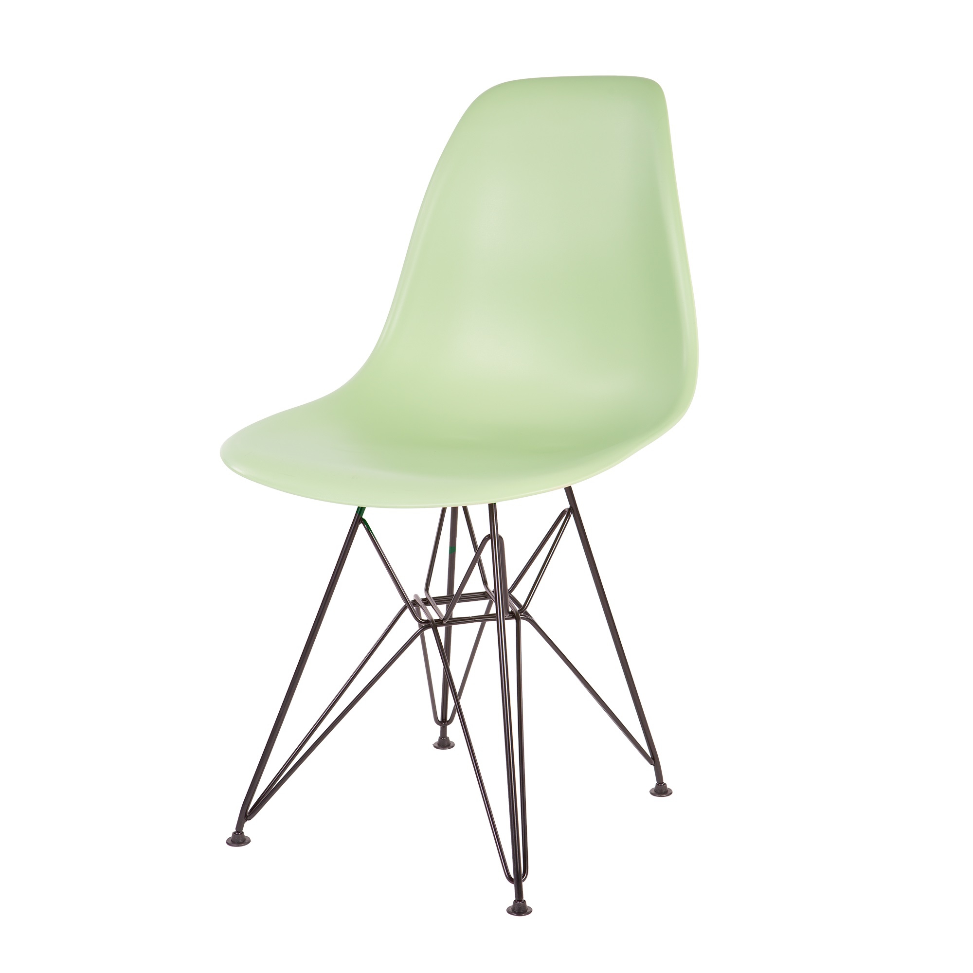 Charles Eames style, Jadalnia krzeslo DSR matowy PP mint