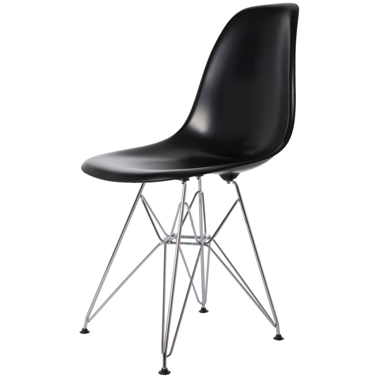 Charles Eames style, Jadalnia krzeslo DSR ABS czarny