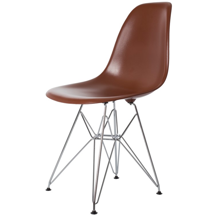 Charles Eames style, Jadalnia krzeslo DSR ABS brazowy