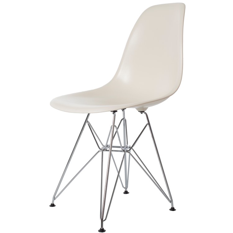 Charles Eames style, Jadalnia krzeslo DSR ABS Krem