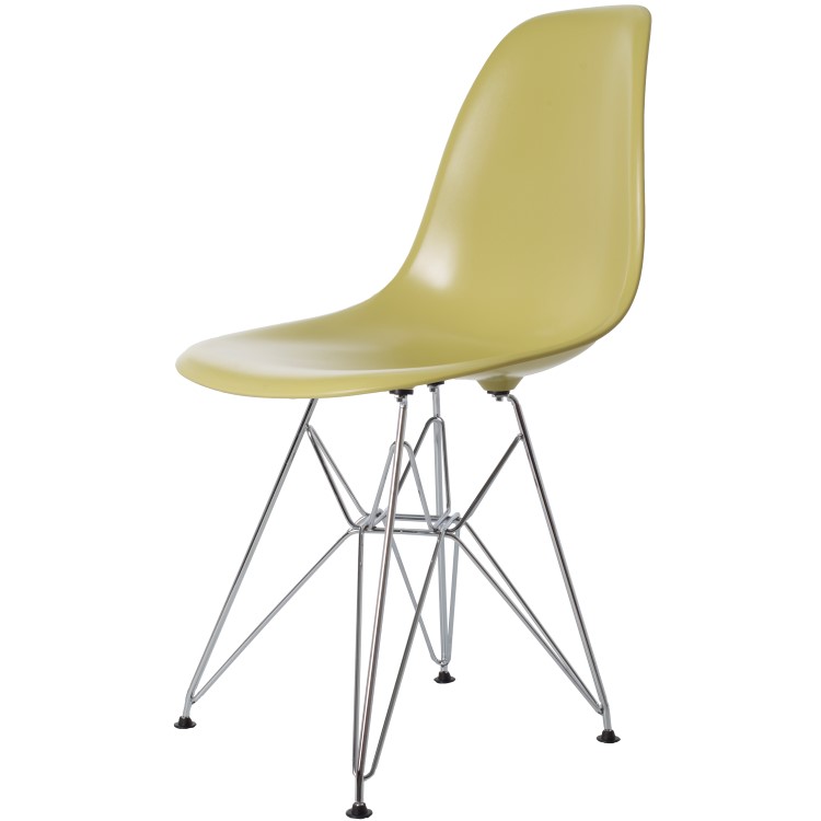 Charles Eames style, Jadalnia krzeslo DSR ABS oliwkowozielony