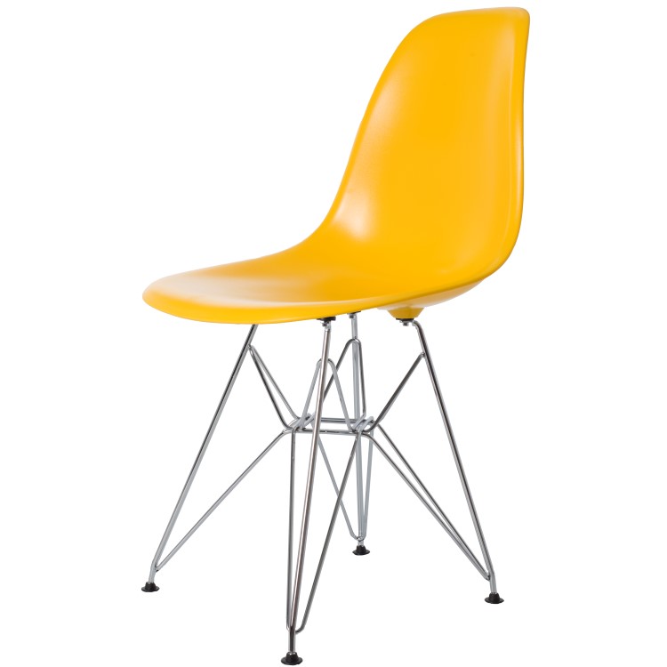 Charles Eames style, Jadalnia krzeslo DSR ABS Zólty