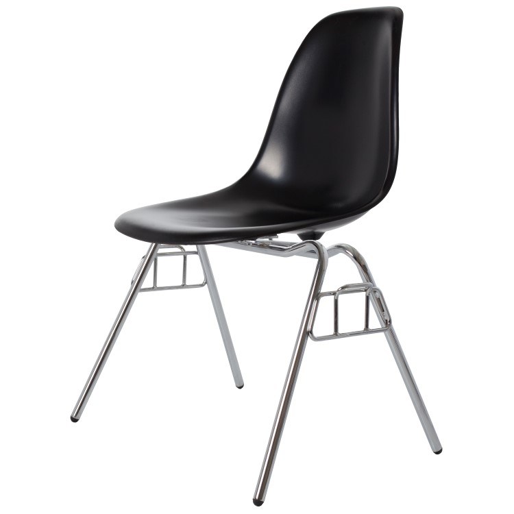 Charles Eames style, Jadalnia krzeslo DSS ABS czarny