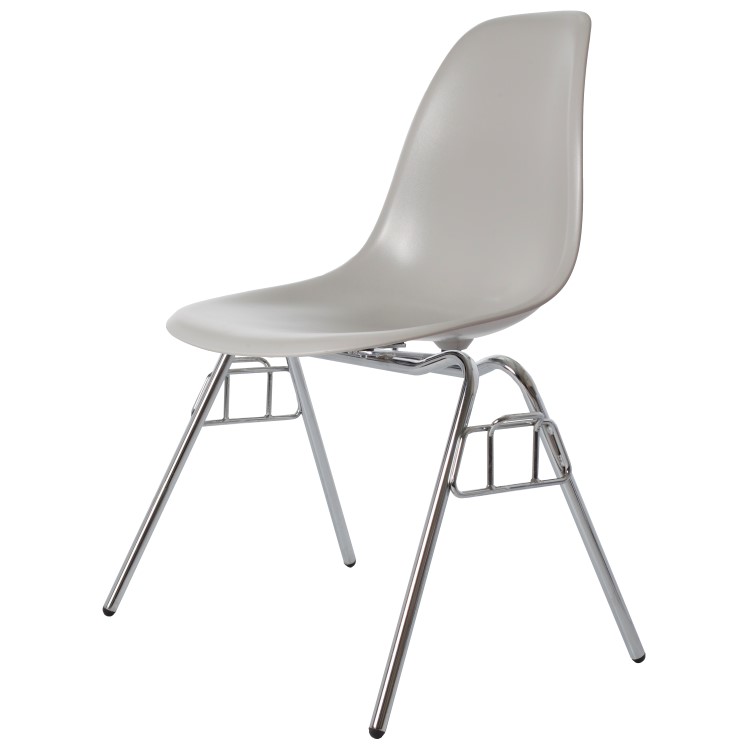Charles Eames style, Jadalnia krzeslo DSS ABS jasnoszary