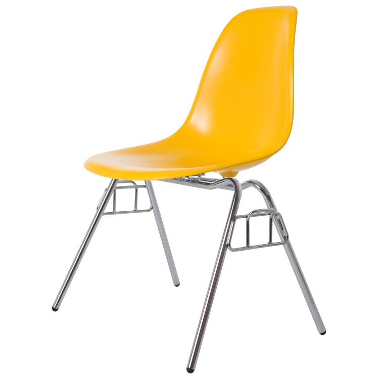 Charles Eames style, Jadalnia krzeslo DSS ABS Zólty