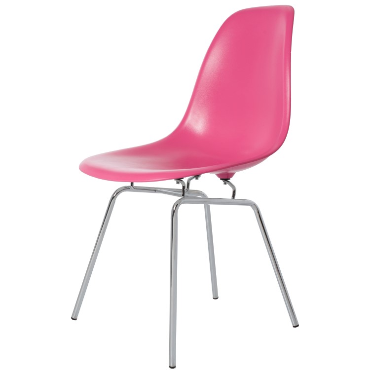 Charles Eames style, Jadalnia krzeslo DSX ABS rózowy