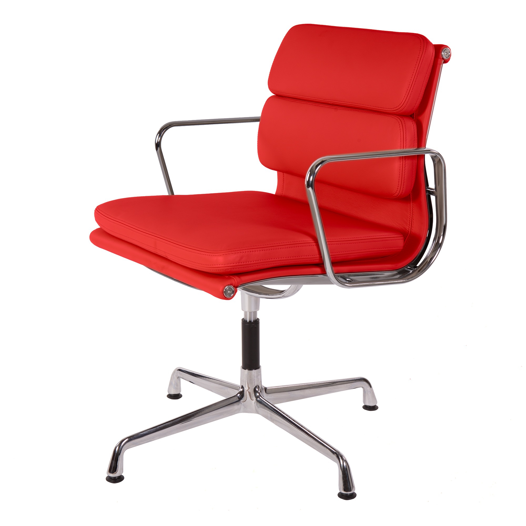 Charles Eames style, Krzeslo konferencyjne EA208 czerwony