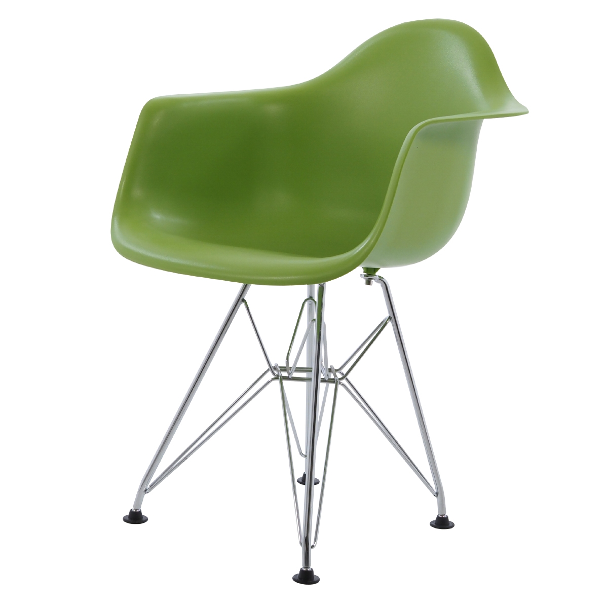 Charles Eames style, Krzeselko dla dziecka DAR Junior zielony