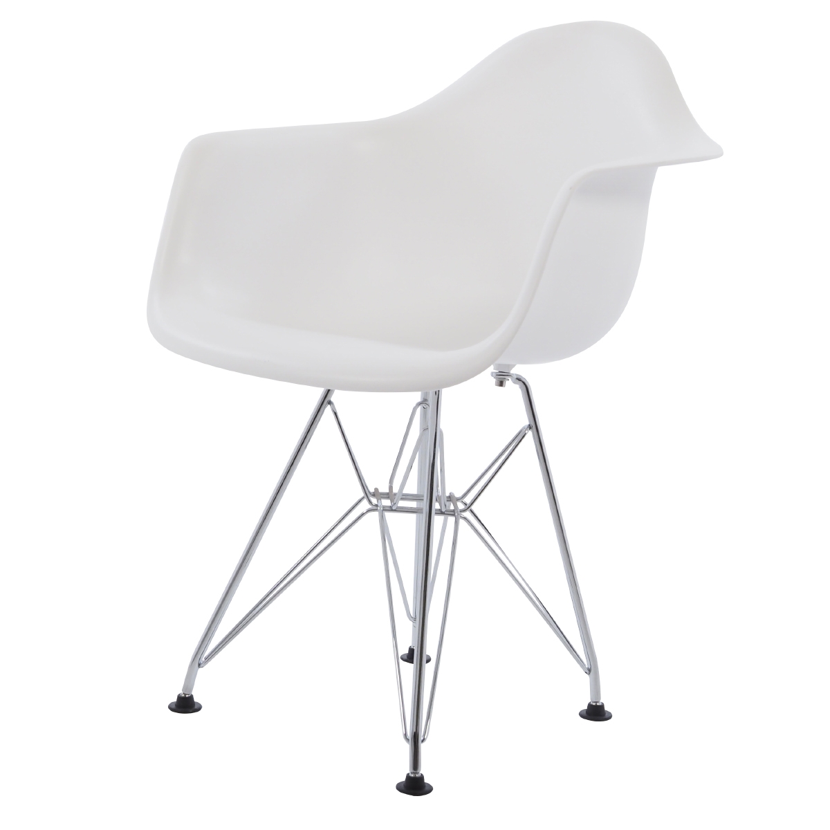 Charles Eames style, Krzeselko dla dziecka DAR Junior bialy