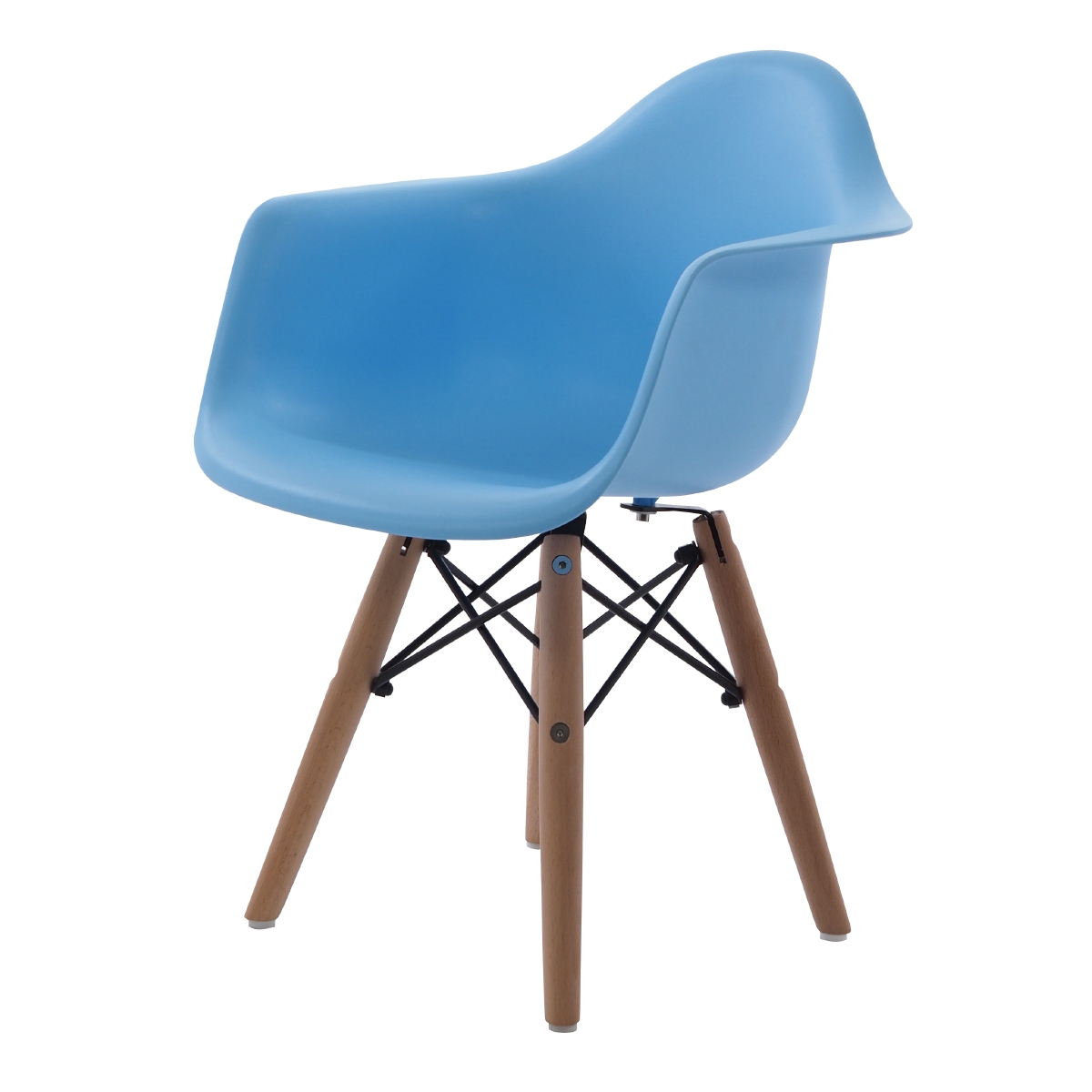 Charles Eames style, Krzeselko dla dziecka DAW Junior Jasnoniebieski