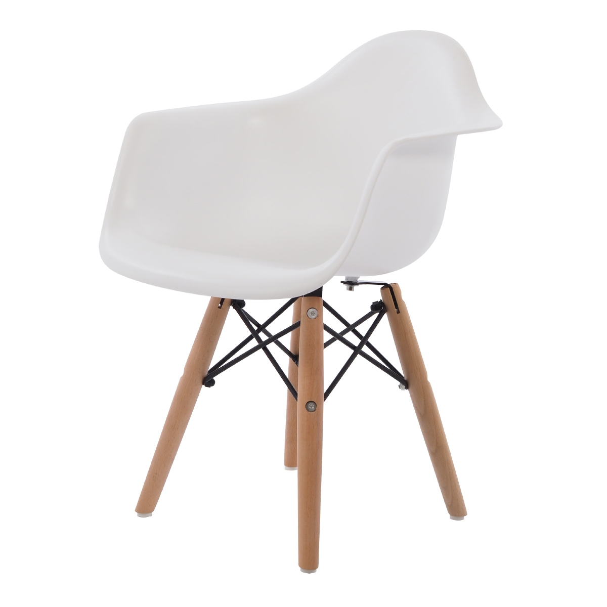 Charles Eames style, Krzeselko dla dziecka DAW Junior bialy