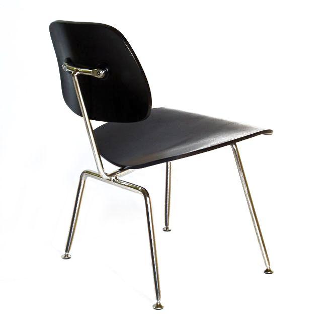 Charles Eames style, Jadalnia krzeslo DCM czarny
