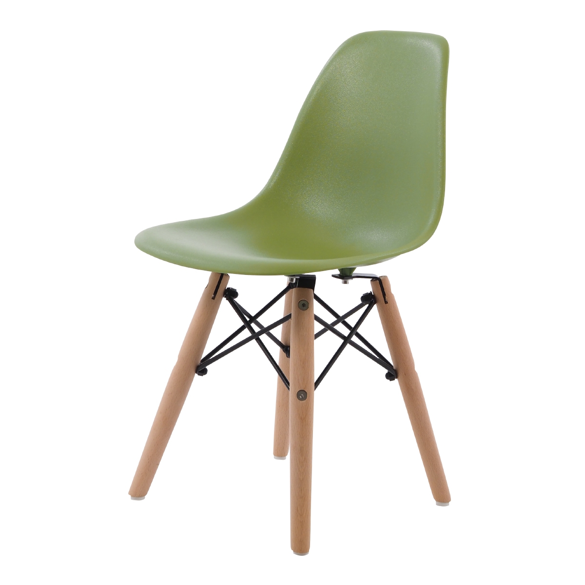 Charles Eames style, Krzeselko dla dziecka DSW Junior Jasnozielony