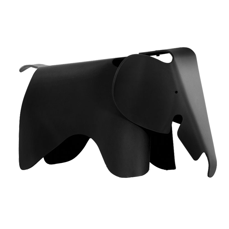 Charles Eames style, Slon krzeslo Elephant Junior czarny