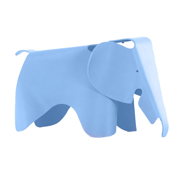 Charles Eames style, Slon krzeslo Elephant Junior Jasnoniebieski