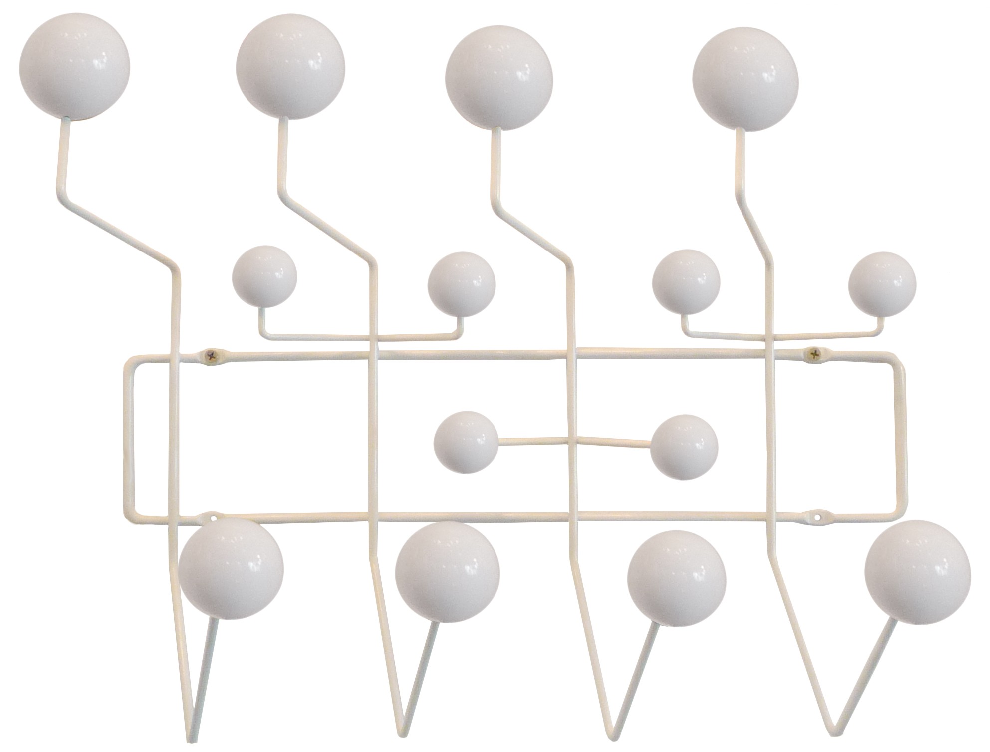 Charles Eames style, Wieszaki na ubrania Zawiesz to wszystko bialy