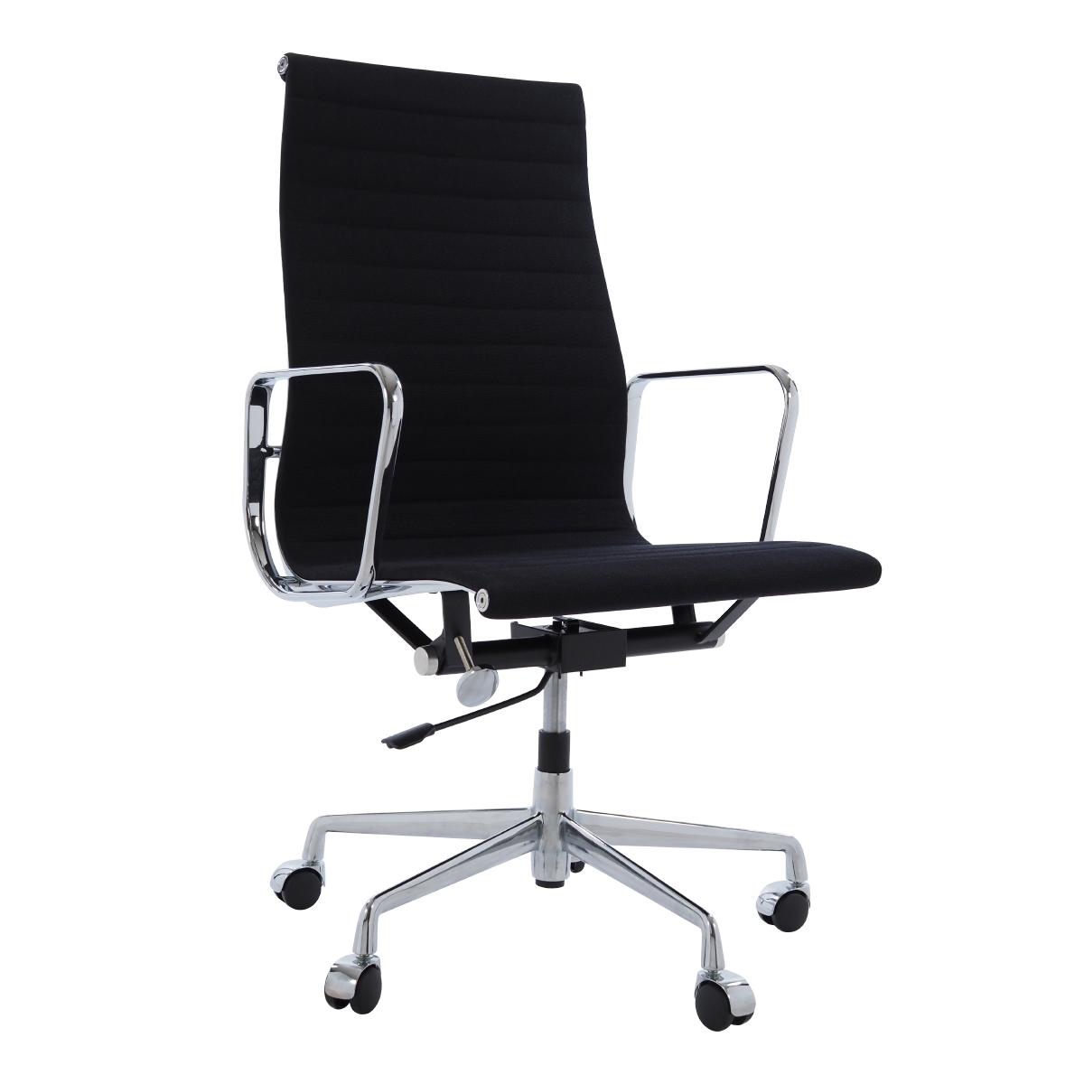 Charles Eames style, Krzeslo biurowe EA119 Hopsack czarny