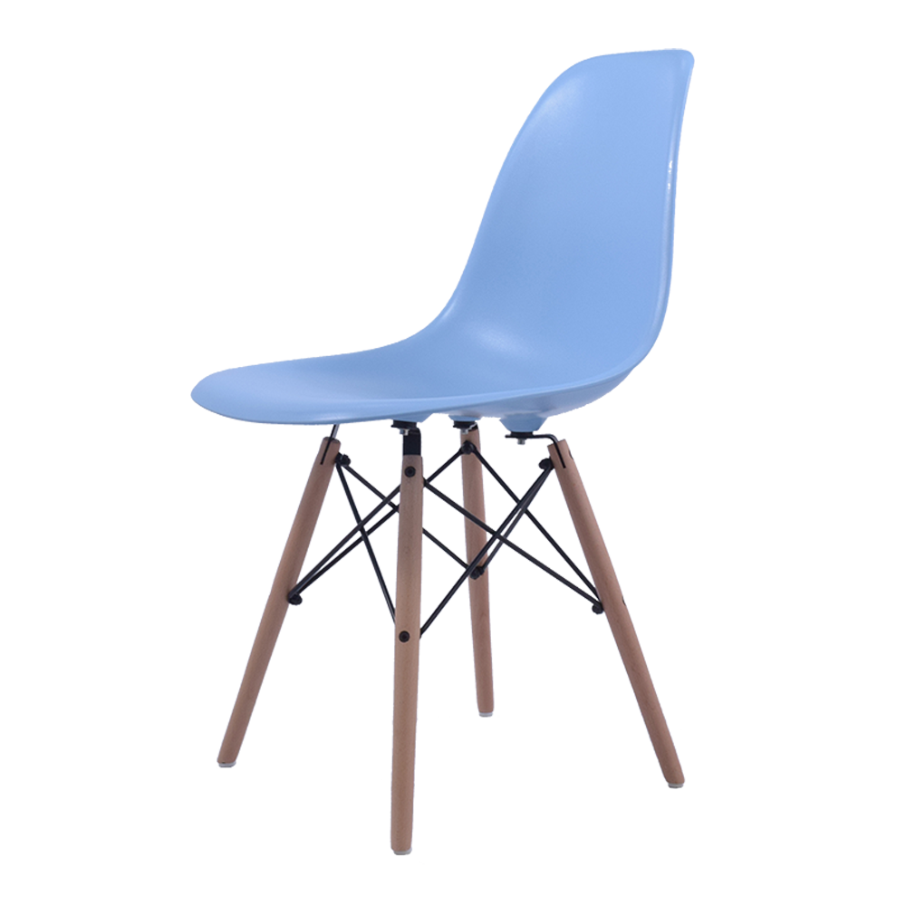 Charles Eames style, Jadalnia krzeslo DSW ABS jasnoniebieski