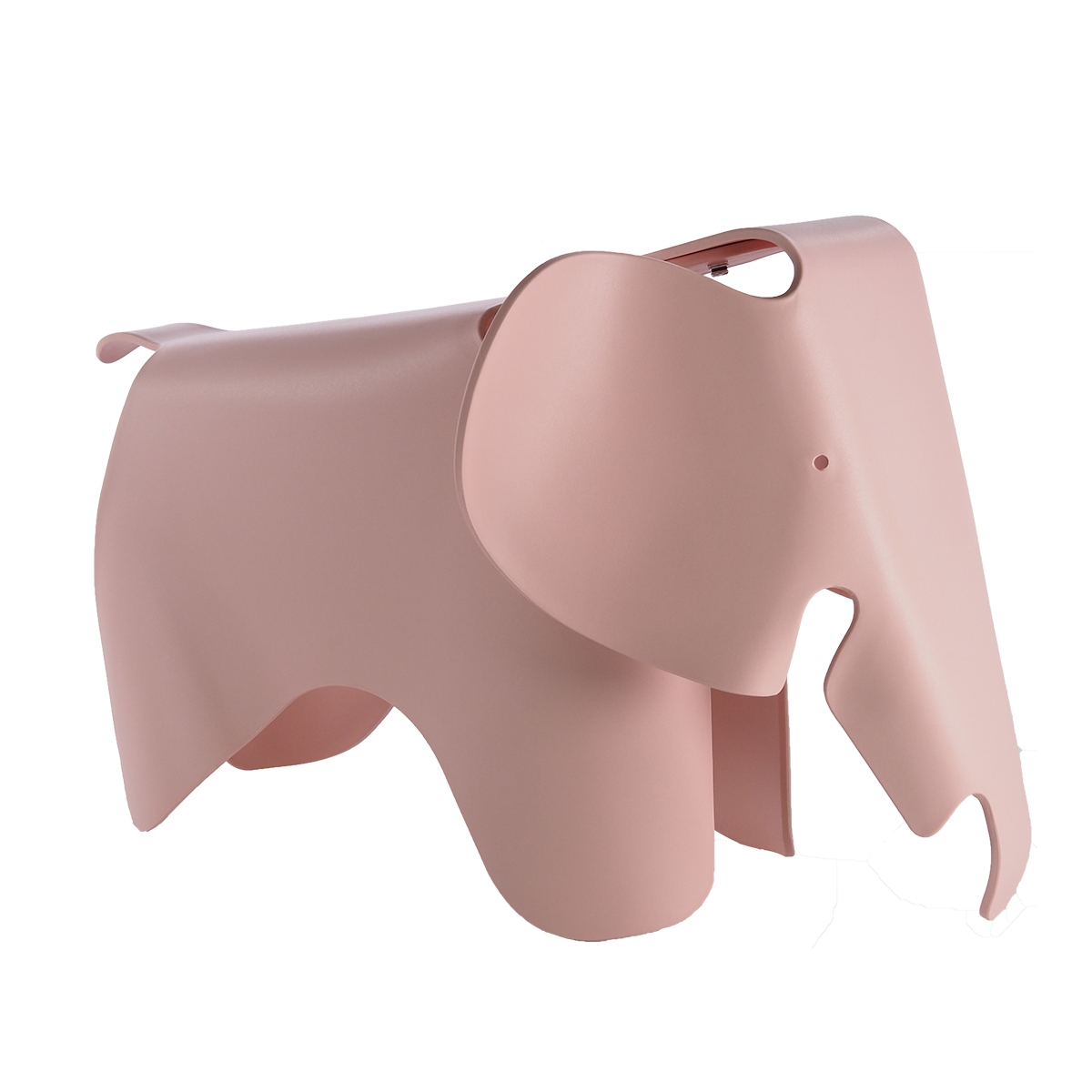 Charles Eames style, Slon krzeslo Elephant Junior PP baby pink