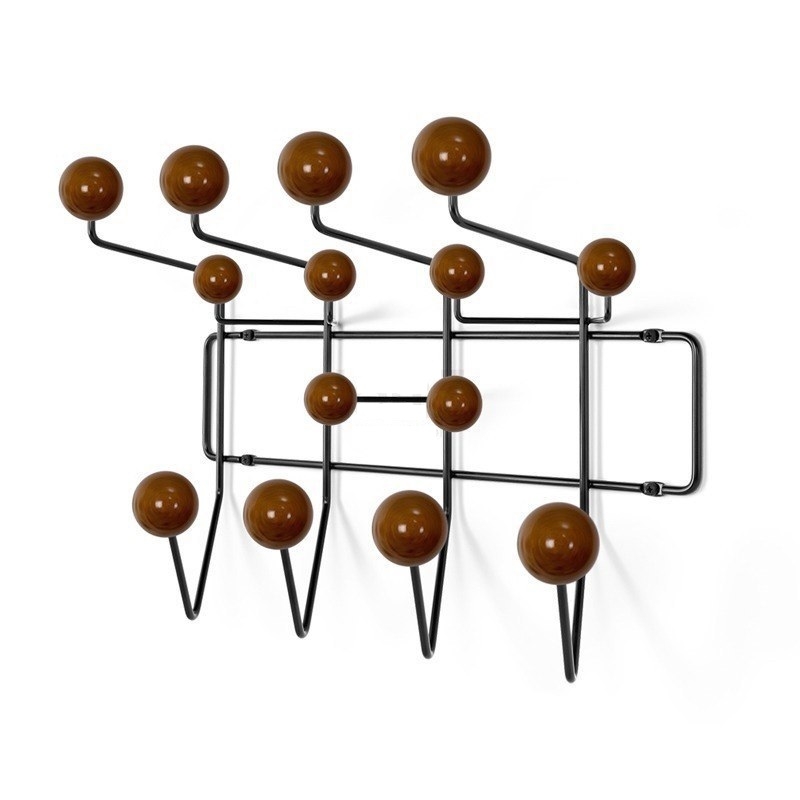 Charles Eames style, Wieszaki na ubrania Zawiesz to wszystko Orzech