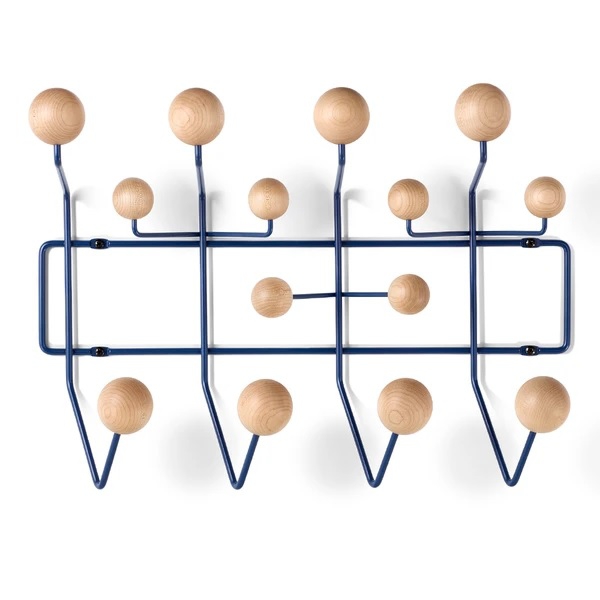 Charles Eames style, Wieszaki na ubrania Zawiesz to wszystko Naturalny z czarnym frame