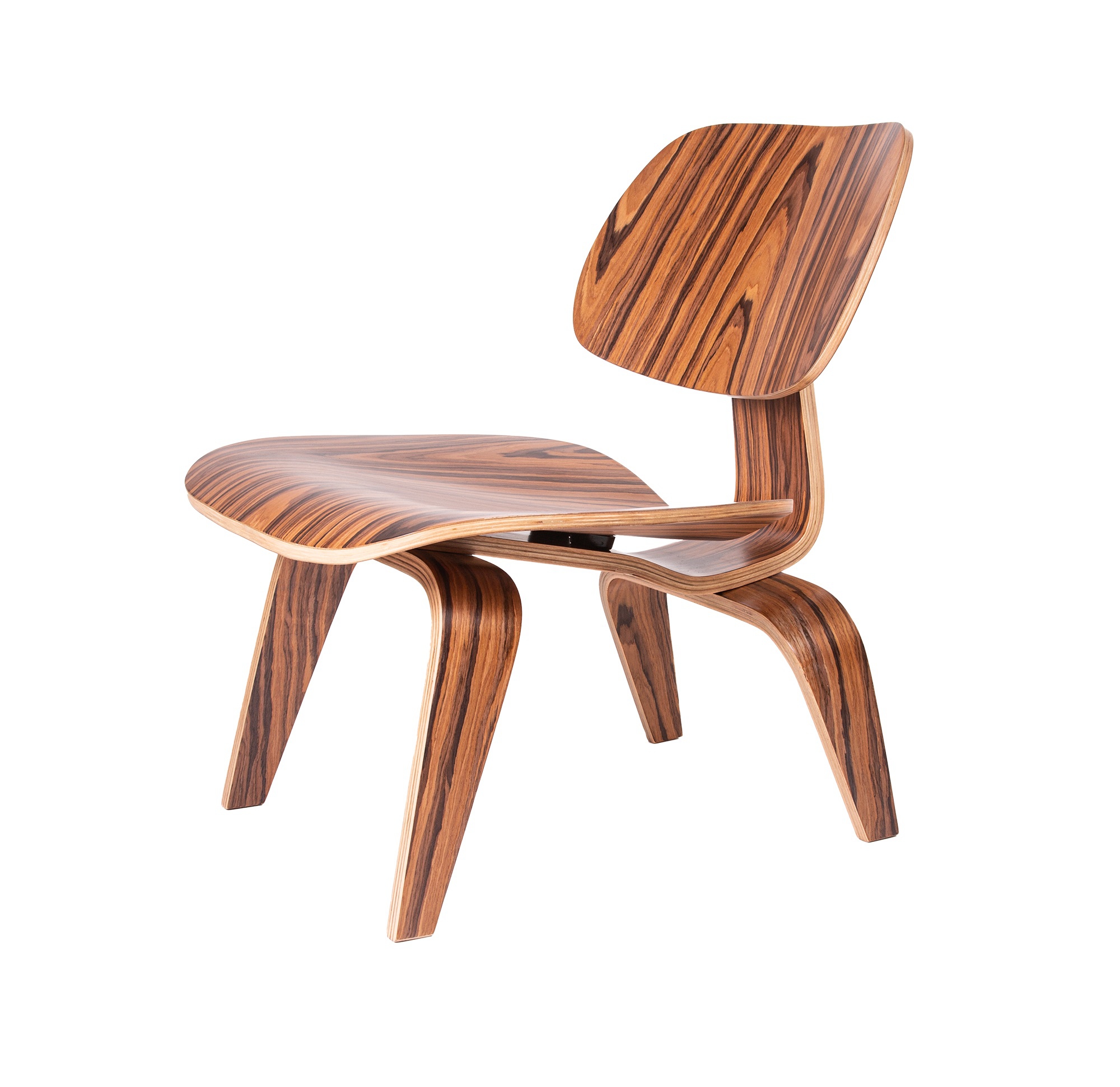 Charles Eames style, Lounge krzeslo LCW Palisander